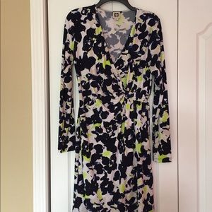 Faux wrap dress